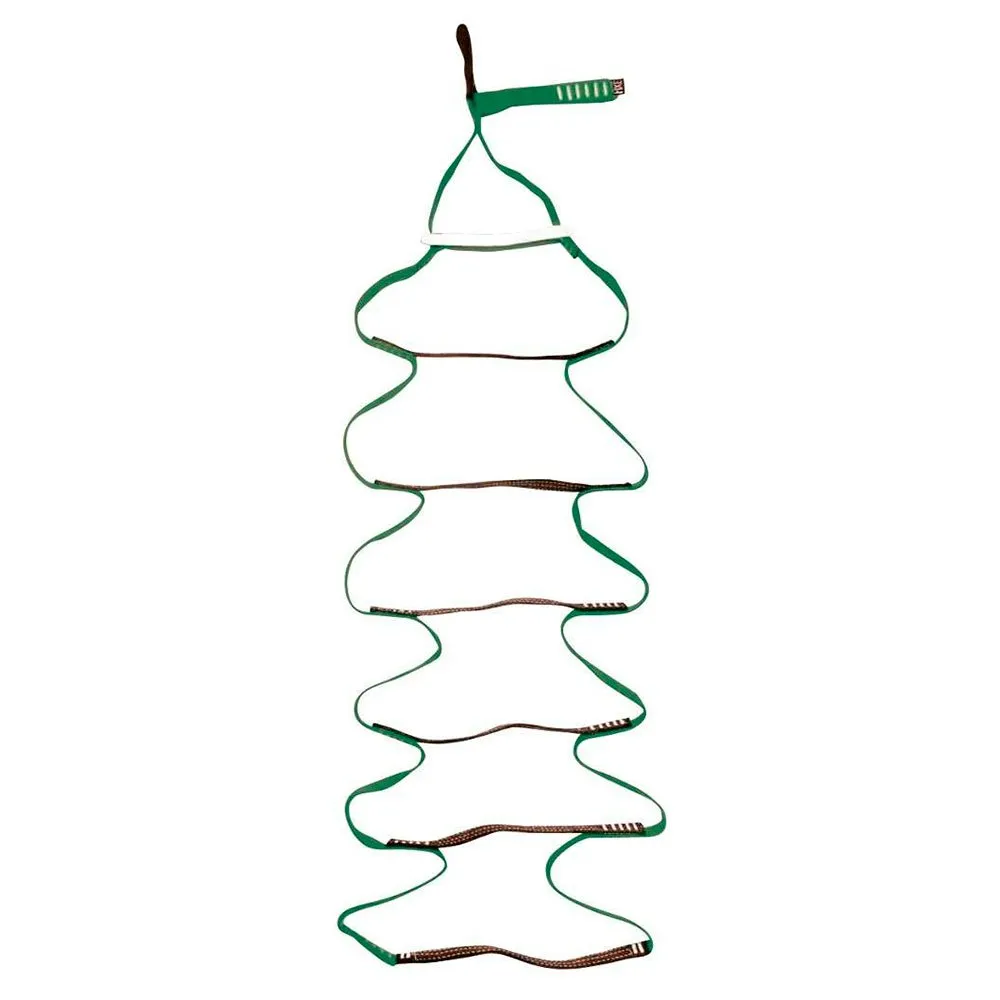 Fixe Climbing Gear Step Webbing Aider 7 Steps Stige, Green, One Size