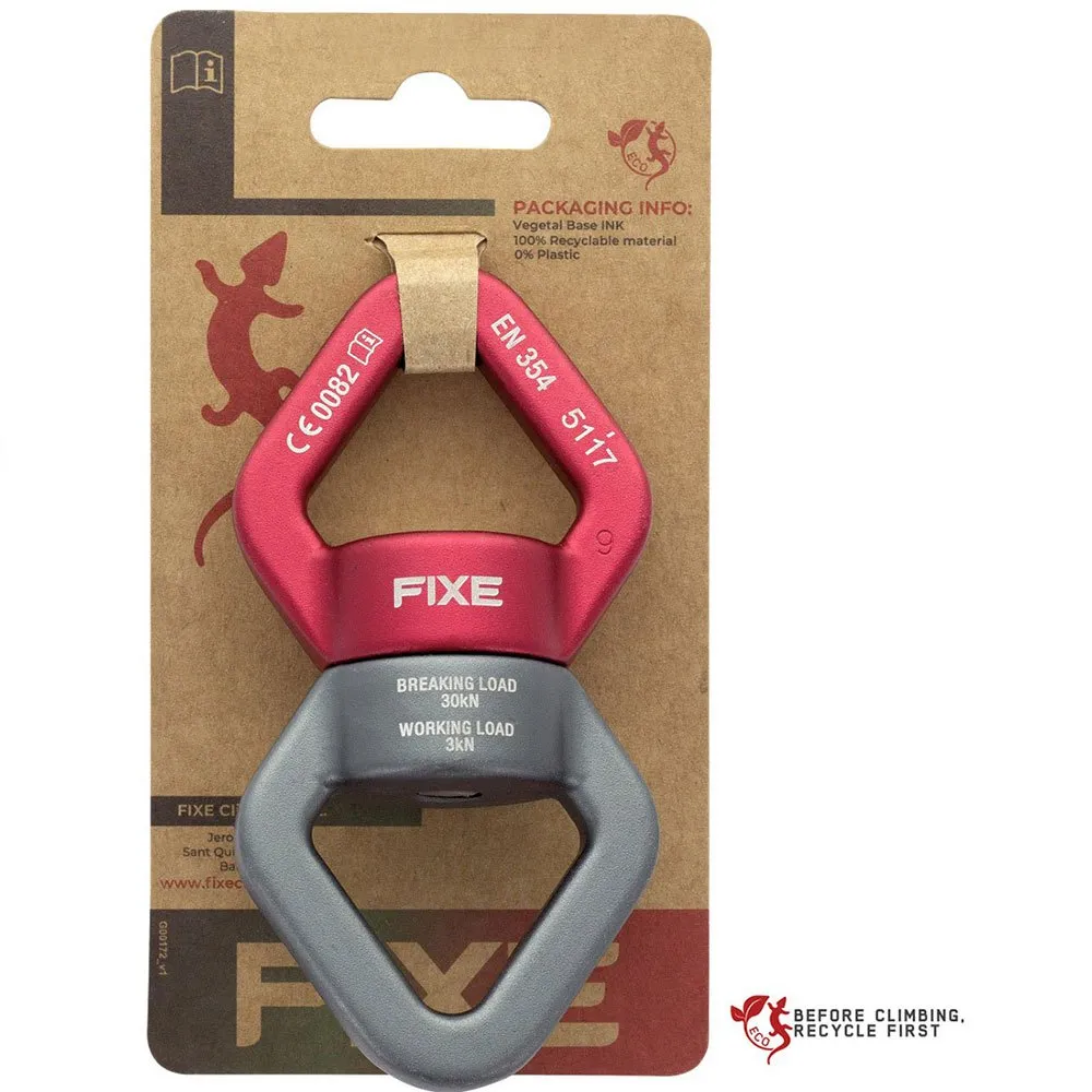 Fixe Climbing Gear Svivel For Veske, Grey, One Size Fixe Climbing Gear Svivel For Veske, Grey, One Size