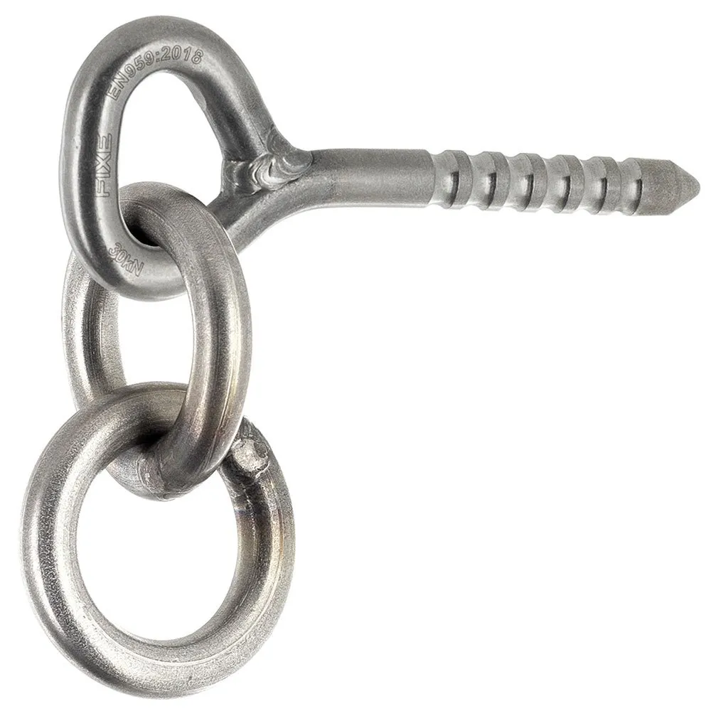 Fixe Climbing Gear Type C Tensor Forankringspunkt, Silver, One Size Fixe Climbing Gear Type C Tensor Forankringspunkt, Silver, One Size