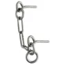 Fixe Climbing Gear Type D Tensor Forankringspunkt, Silver, One Size