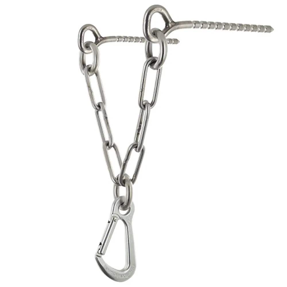 Fixe Climbing Gear V Long Tensor Draco Forankringspunkt, Silver, One Size