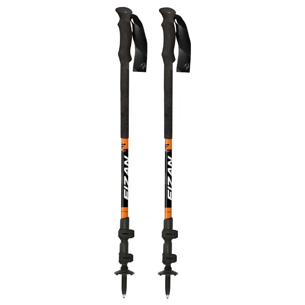 Fizan Elbrus Spaserstokker, Black / red, 70-140cm Fizan Elbrus Spaserstokker, Black / red, 70-140cm