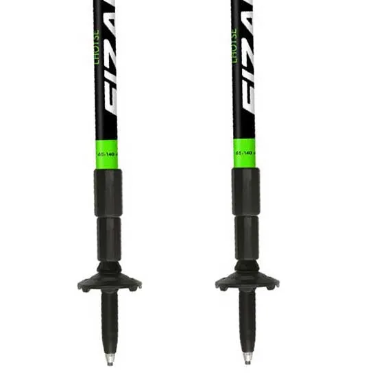 Fizan Lhotse Spaserstokker, Black / green, 65-140cm
