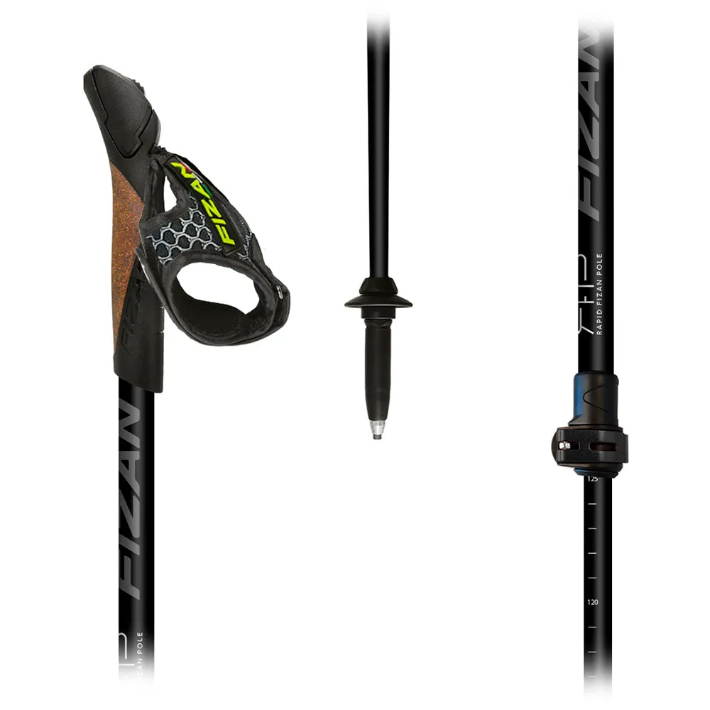 Fizan Rfp Trail Spaserstokker, Black, 110-135cm Fizan Rfp Trail Spaserstokker, Black, 110-135cm