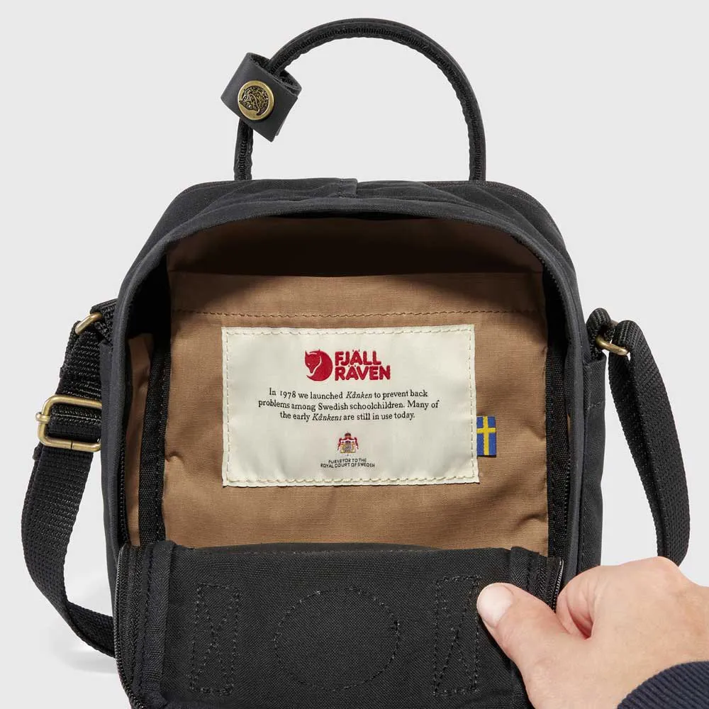 Fjällräven Kånken 2 Sling Skuldertaske, Black Fjällräven Kånken 2 Sling Skuldertaske, Black