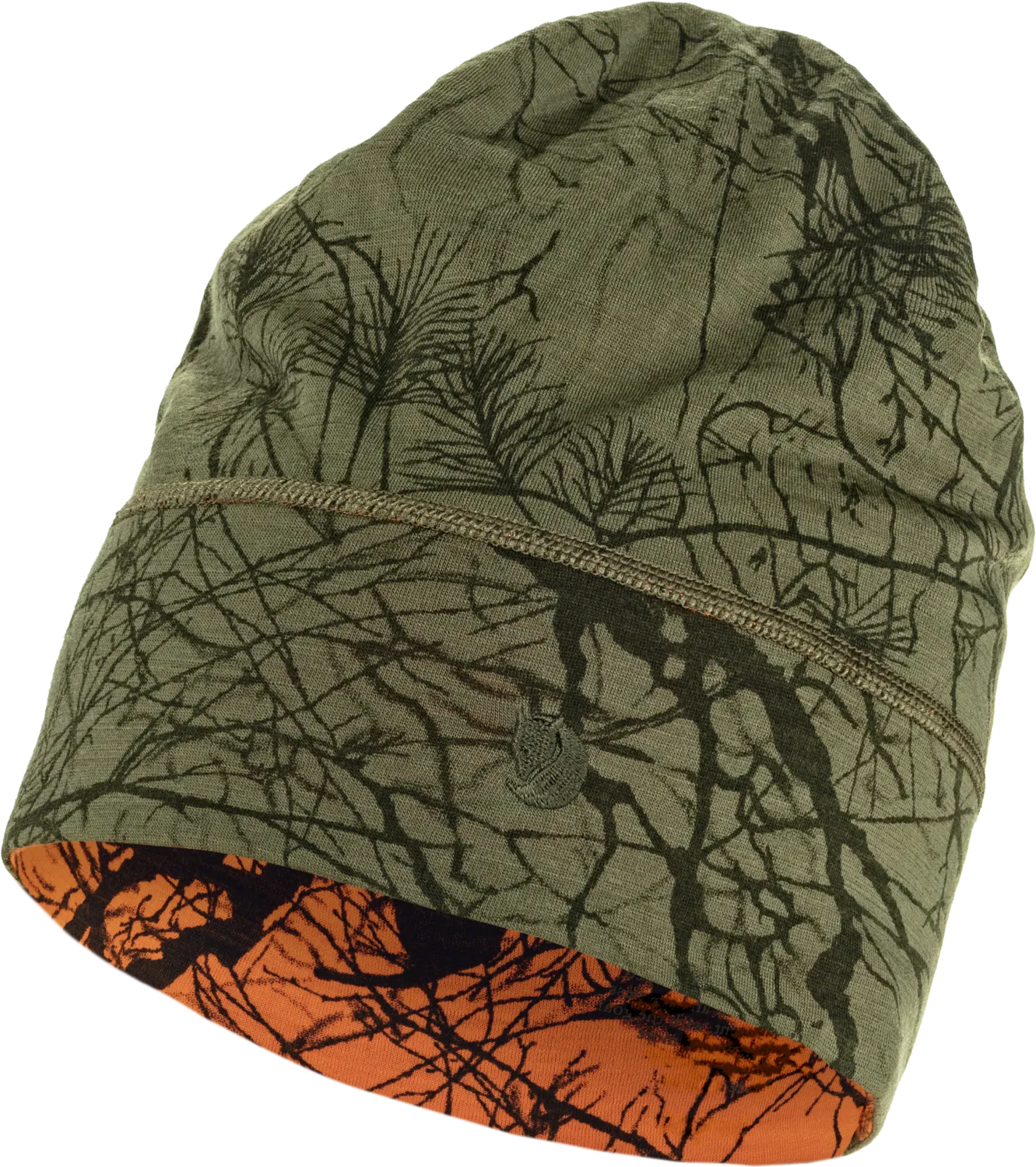 Fjällräven Lappland Beanie, Green camo-orange multi camo Fjällräven Lappland Beanie, Green camo-orange multi camo