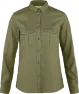 Fjällräven Women's Övik Travel Shirt Long Sleeve, Green
