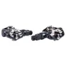 FLR Xc-313 Spd Sykkelpedaler, Black / silver, One Size