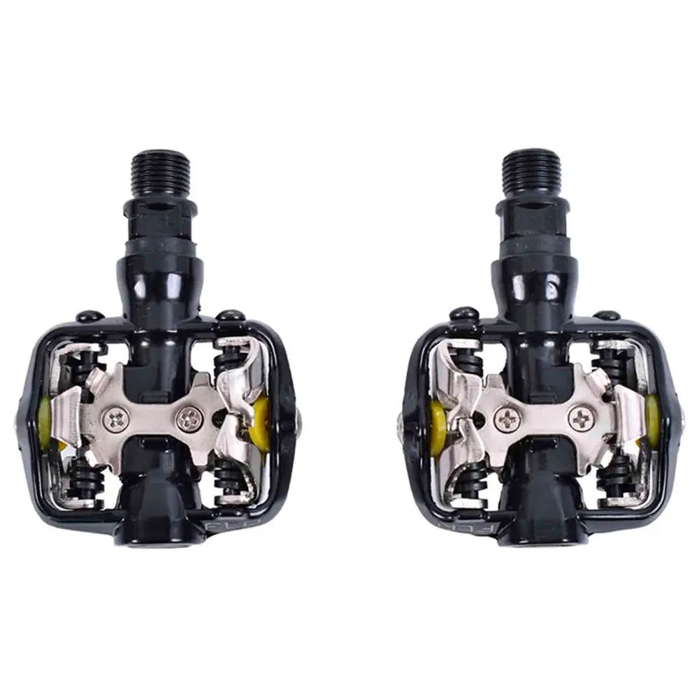 FLR Xc-313 Spd Sykkelpedaler, Black / silver, One Size