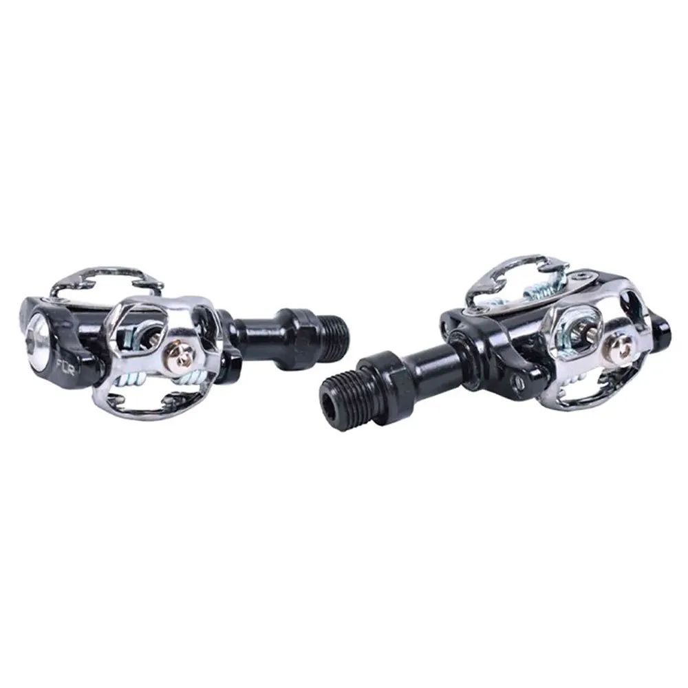 FLR Xc-919 Spd Sykkelpedaler, Black / silver, One Size