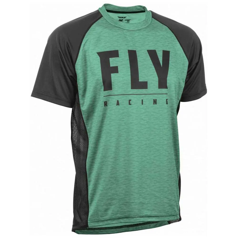 Fly Racing Super D Kortskjortet Enduro-sykkeltrøye, Chinese sage / black, XL