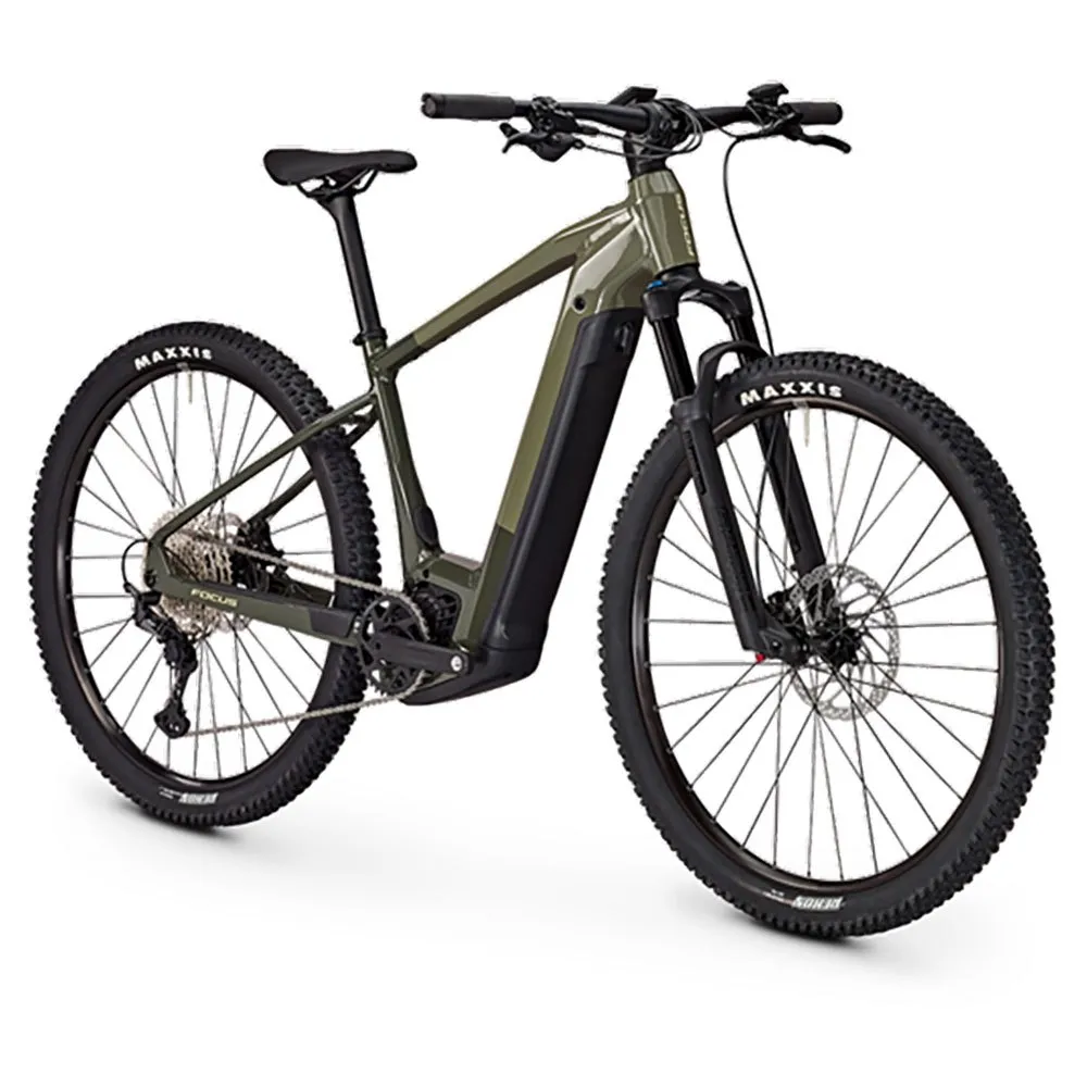 Focus Jarifa² 6.9 27´´ Deore M6100 2024 Elektrisk Sykkel, Urbangreen glossy / huntsmangreen glossy, XS, 625Wh, Elsykkel