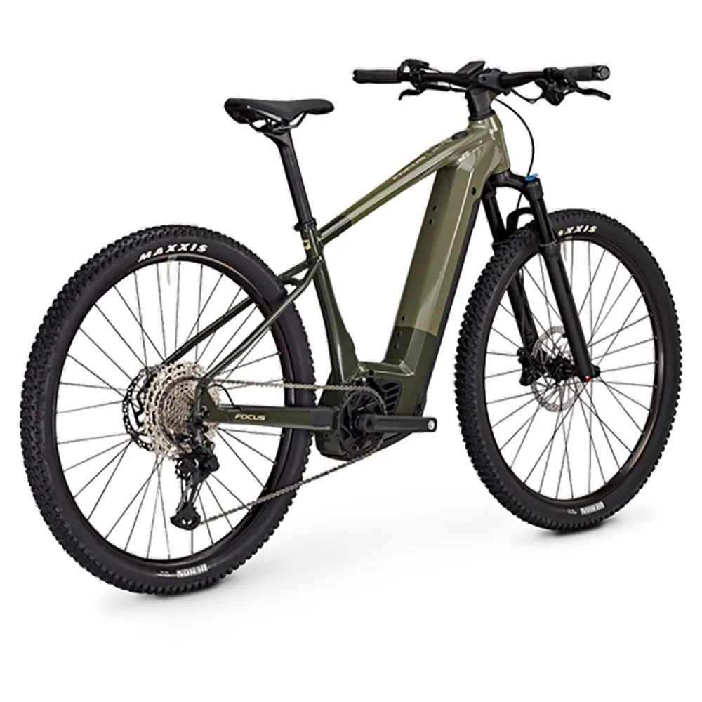Focus Jarifa² 6.9 27´´ Deore M6100 2024 Elektrisk Sykkel, Urbangreen glossy / huntsmangreen glossy, XS, 625Wh, Elsykkel