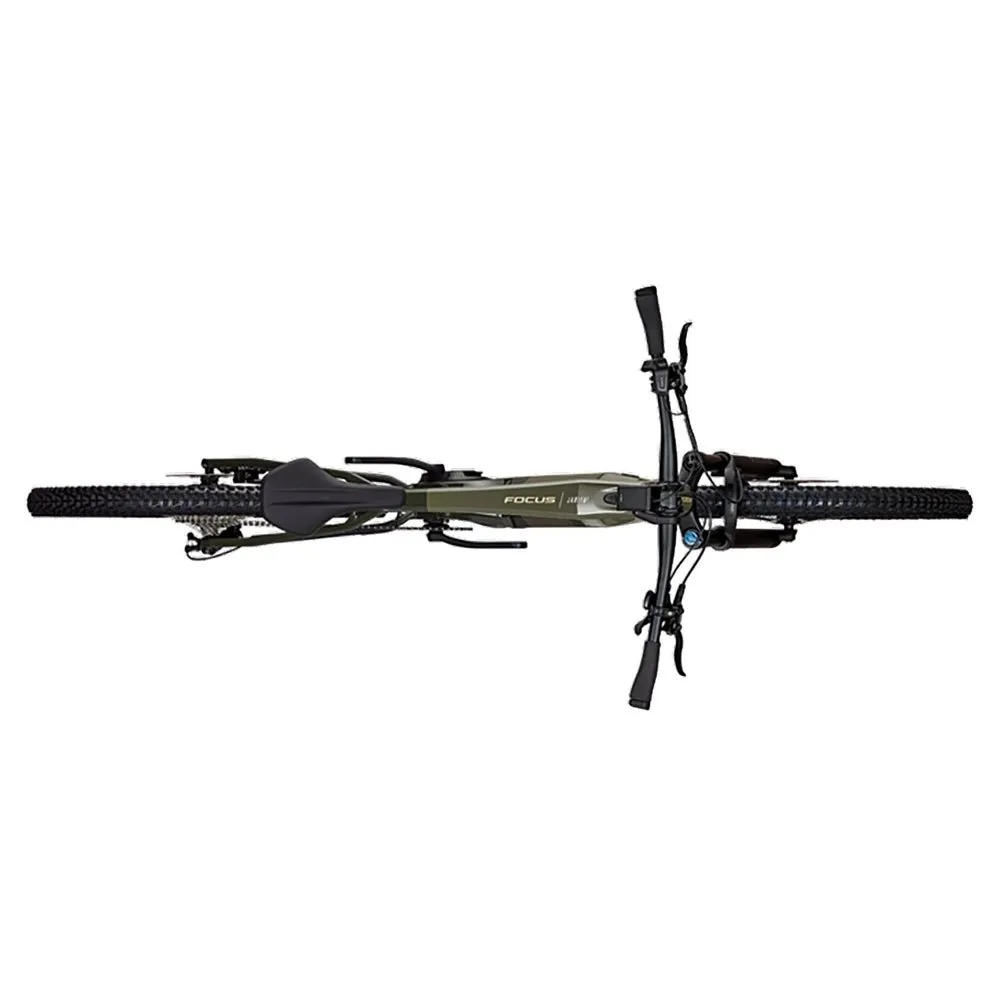 Focus Jarifa² 6.9 27´´ Deore M6100 2024 Elektrisk Sykkel, Urbangreen glossy / huntsmangreen glossy, XS, 625Wh, Elsykkel