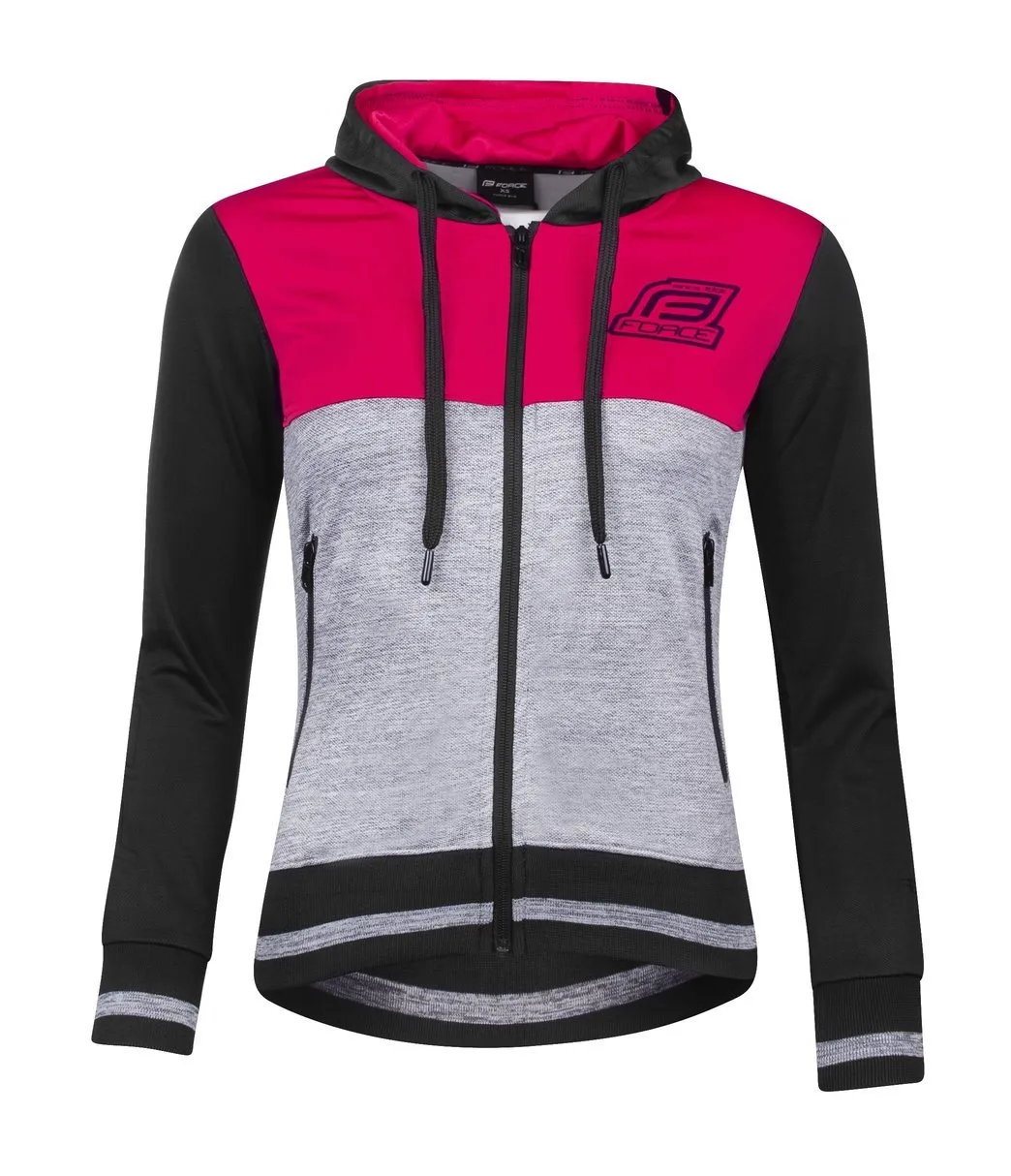 Force Adriana Sweatshirt Sort/Rosa