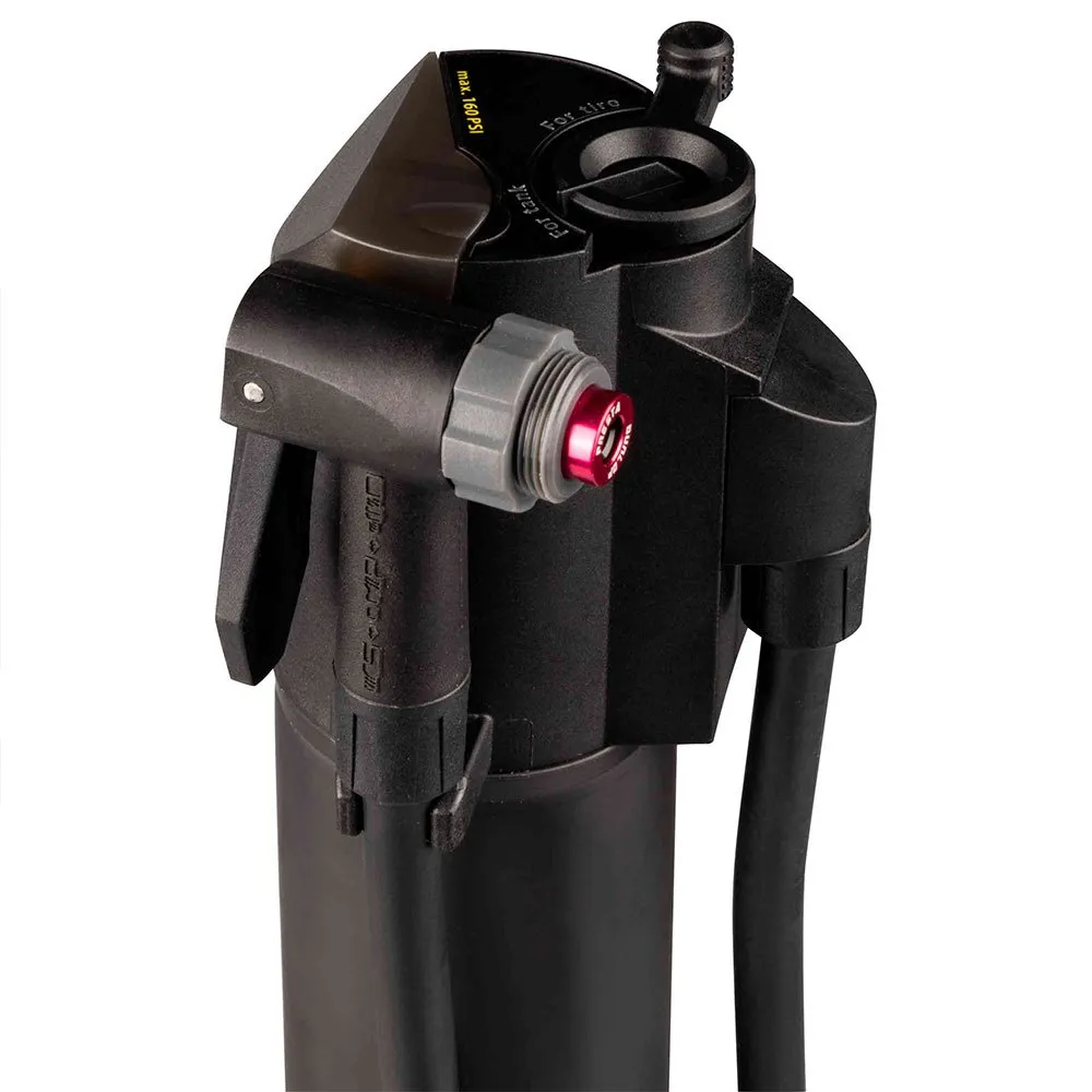Force Air Tank Tower Sykkelpumpe, Black, 160psi