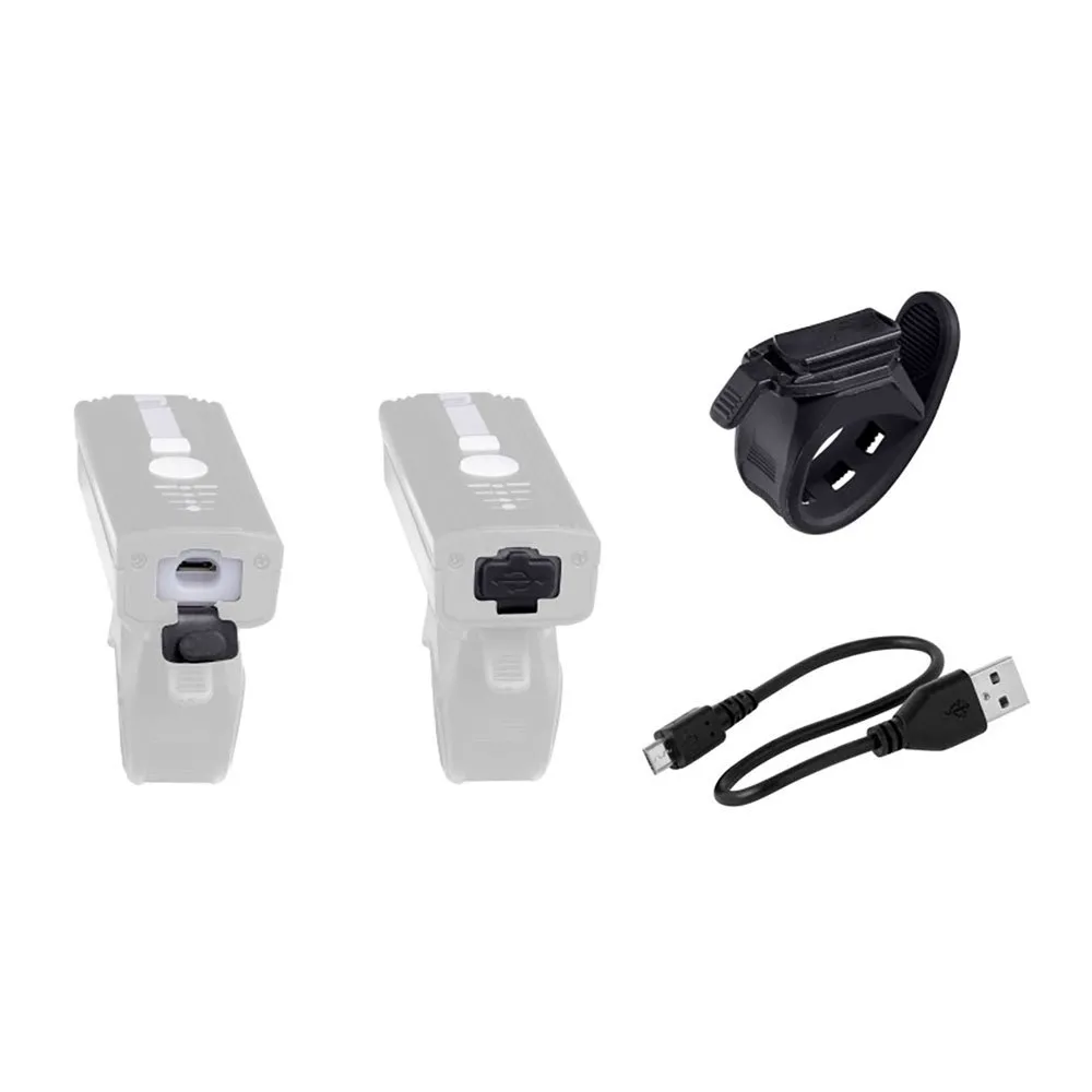 Force Alert Usb Frontlys, Black, 350 Lysstyrker Force Alert Usb Frontlys, Black, 350 Lysstyrker