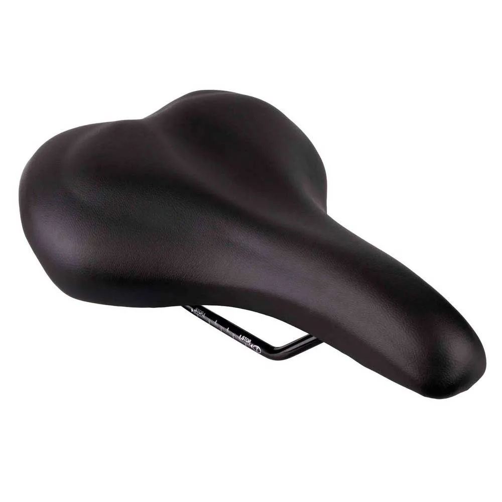 Force Althea Gel Plus Tourist Sykkelsete, Black, One Size