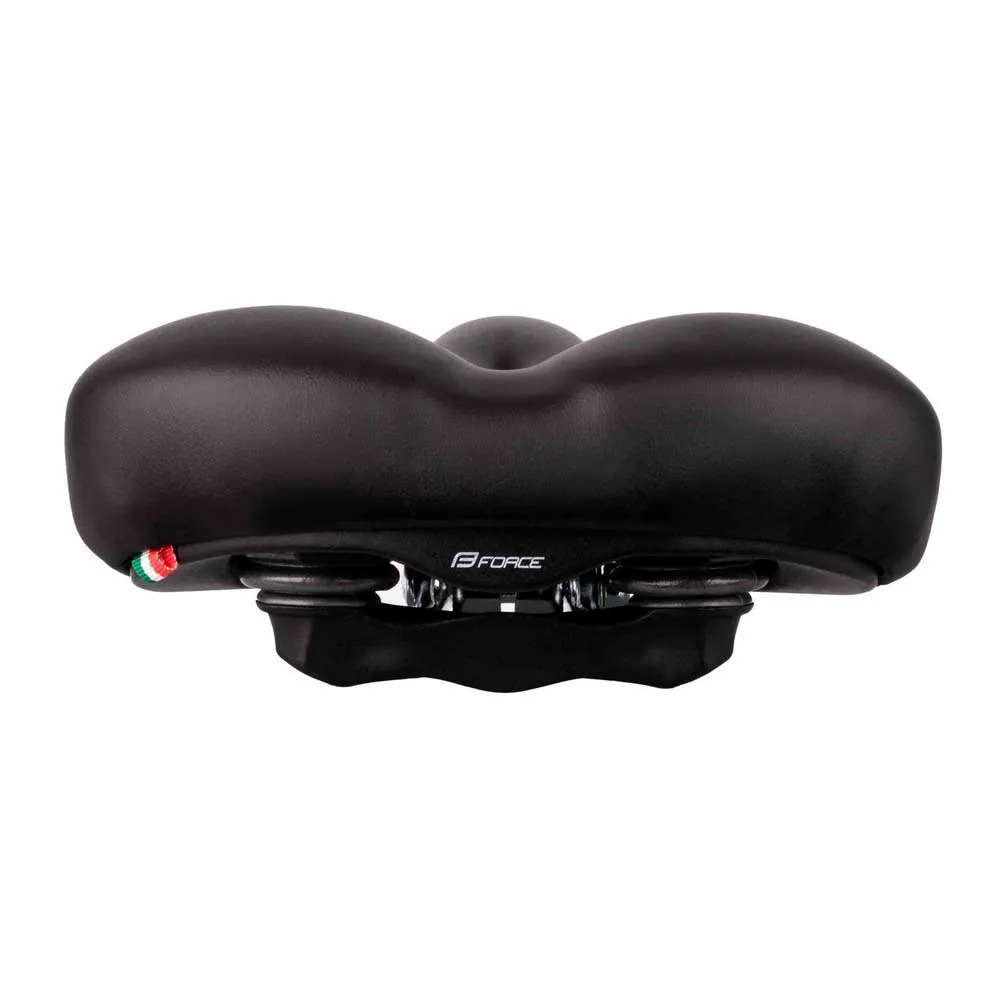 Force Baxter Plus Tourist Sykkelsete, Black, One Size