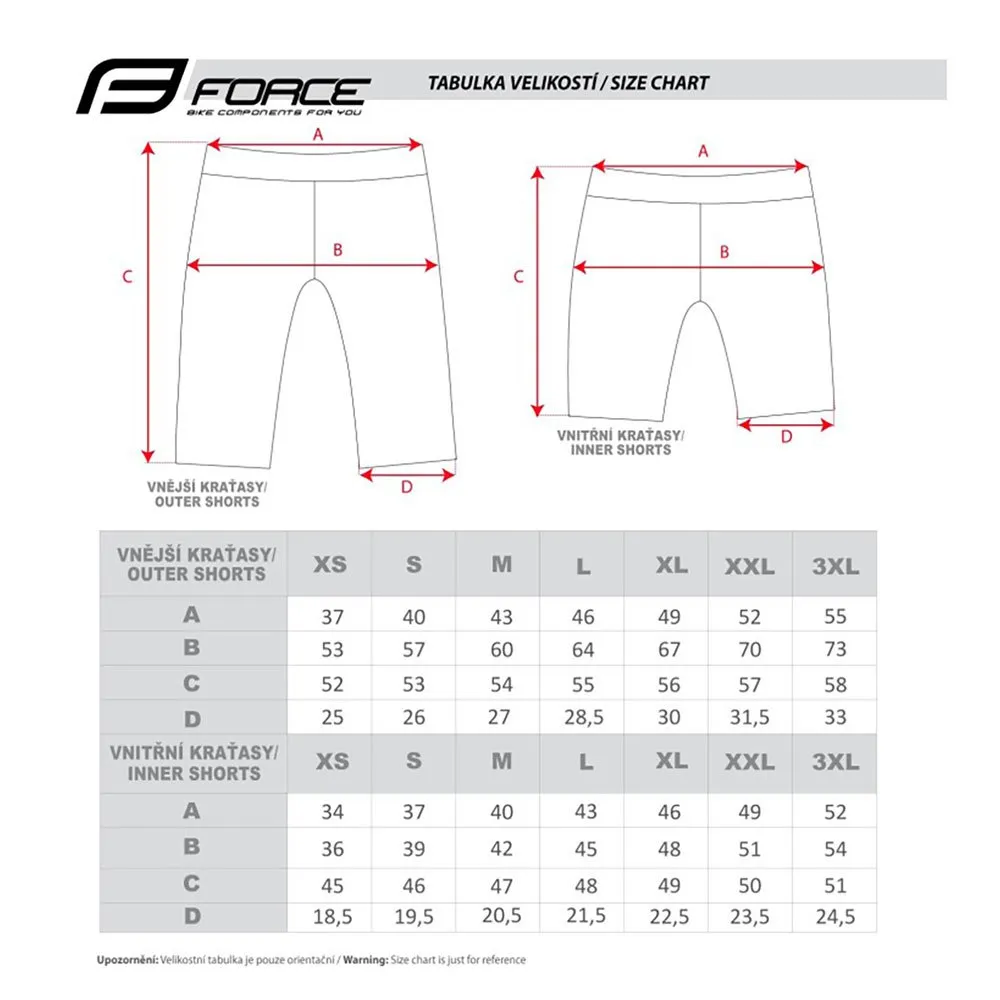 Force Blade Mtb Shorts Refurbished, Red