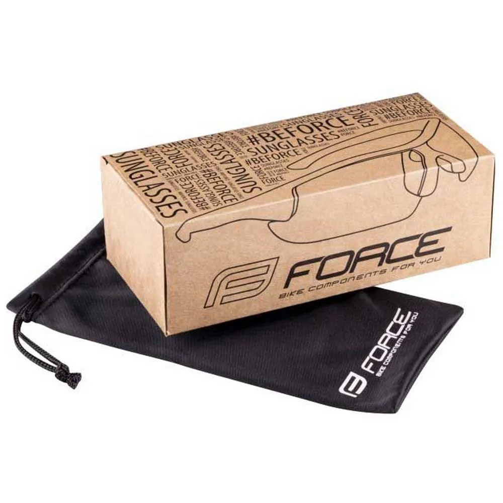 Force Electra Solbriller, White, Blue Mirror/CAT3