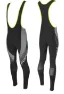 Force F58 Lang Bibtight sort/grå u/Innlegg