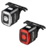 Force Flea Usb Sykkellyktesett, Black, 200 / 70 Lysstyrker