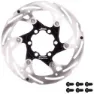 Force Floating 6b Bremsekive, Silver, 140mm