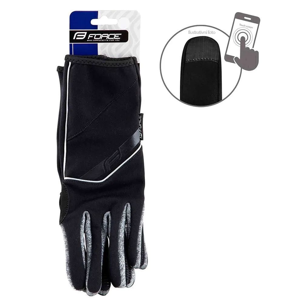 Force Gale Softshell Hansker, Black