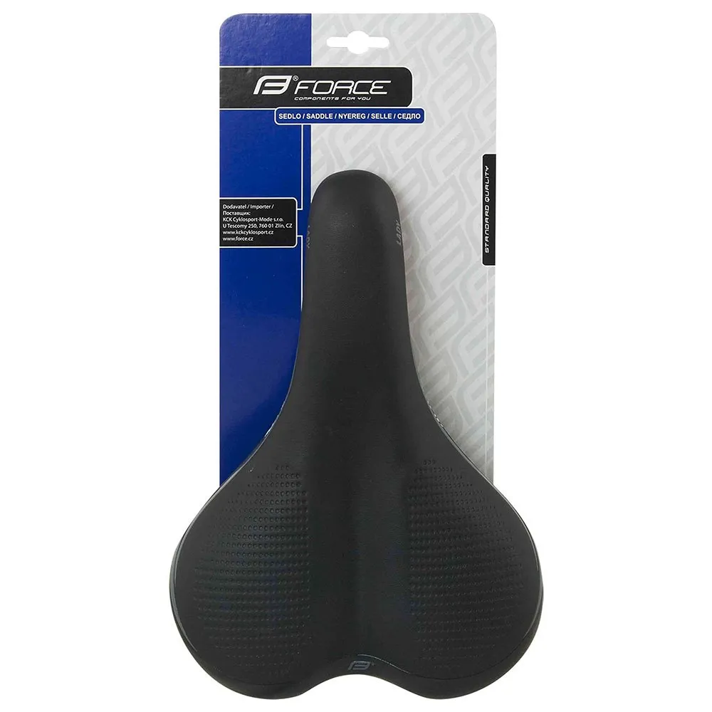 Force Gel Tech Sykkelsete, Black, 180mm