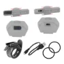 Force Glare Usb Sykkellyktesett, Black / red, 400/160 Lysstyrker