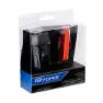 Force Glare Usb Sykkellyktesett, Black / red, 400/160 Lysstyrker