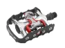 Force kombipedalsett, Black / silver, One Size