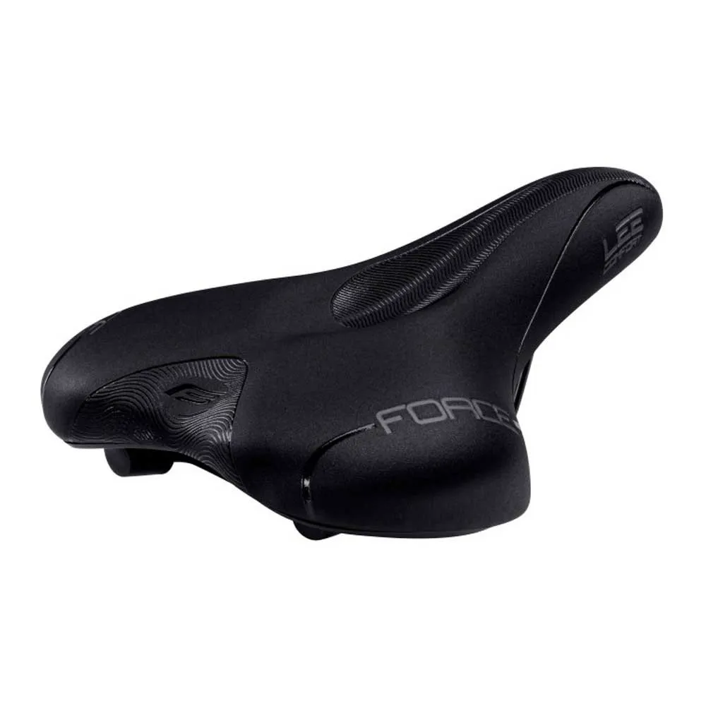 Force Lee Confort Sport Sykkelsete, Black, 170mm Force Lee Confort Sport Sykkelsete, Black, 170mm