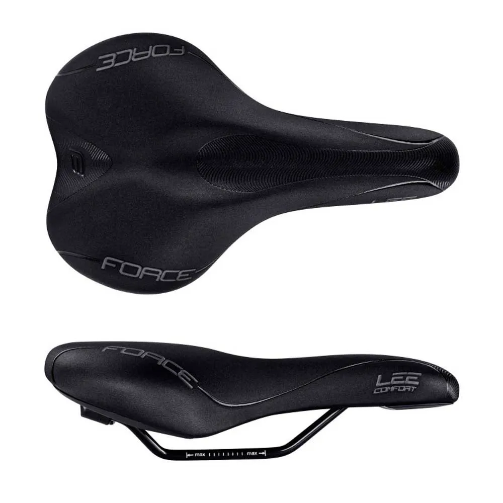 Force Lee Confort Sport Sykkelsete, Black, 170mm Force Lee Confort Sport Sykkelsete, Black, 170mm