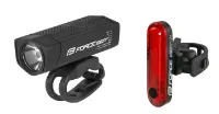 Force Lyktesett med USB lader