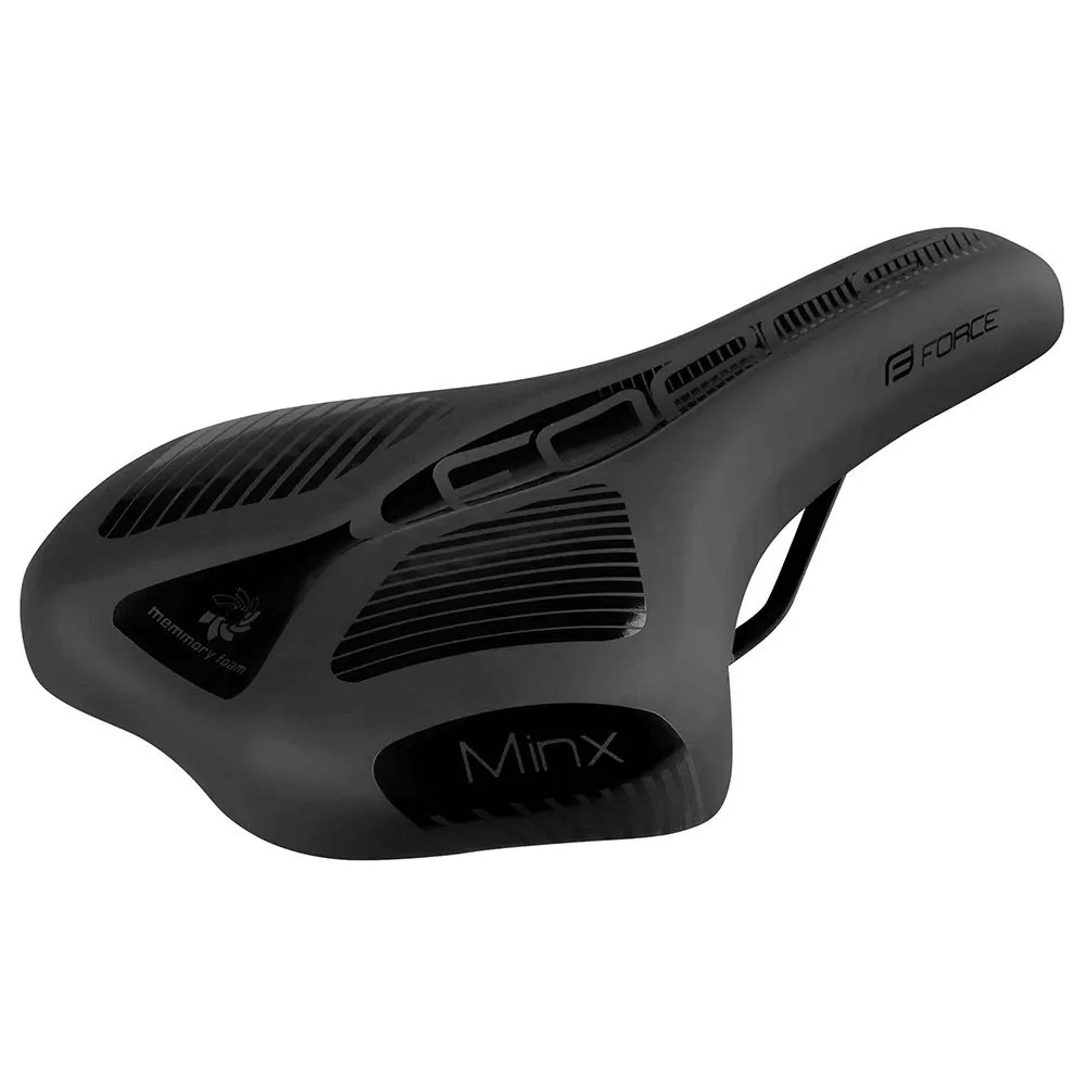 Force Minx Tourist Sykkelsete, Black, 170mm