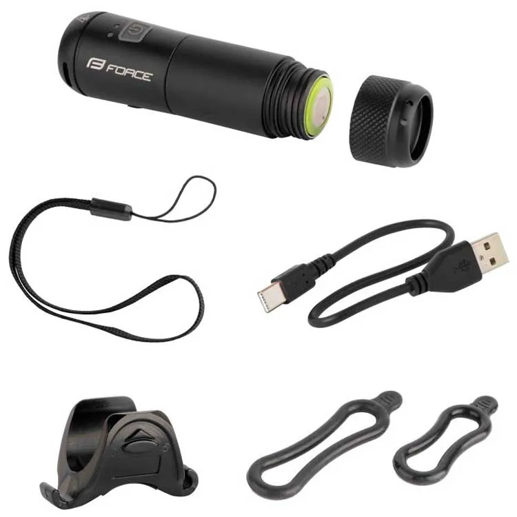 Force Pen 2.0 Usb Frontlys, Black, 700 Lysstyrker Force Pen 2.0 Usb Frontlys, Black, 700 Lysstyrker