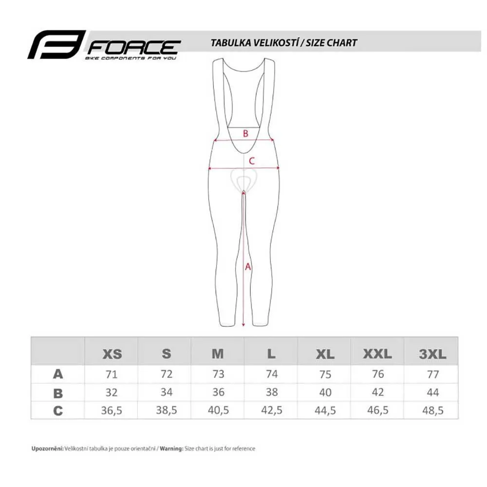 Force Reflex Line Bukser Med Seler Uten Innlegg Sort Dame