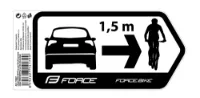Force Safety Klistermerker Hold Avstand