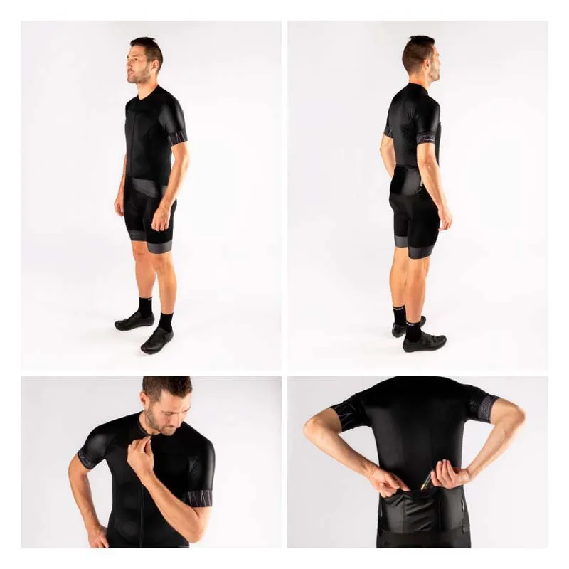 Force Shine Kort Ermet Trøye, Black, L