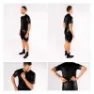 Force Shine Kort Ermet Trøye, Black, L