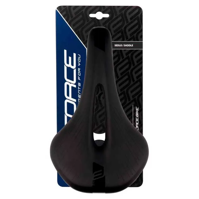 Force Sport Glide Sykkelsete, Black, One Size