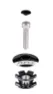 Force Top Cap og Expander til 1 1/8'', Svart