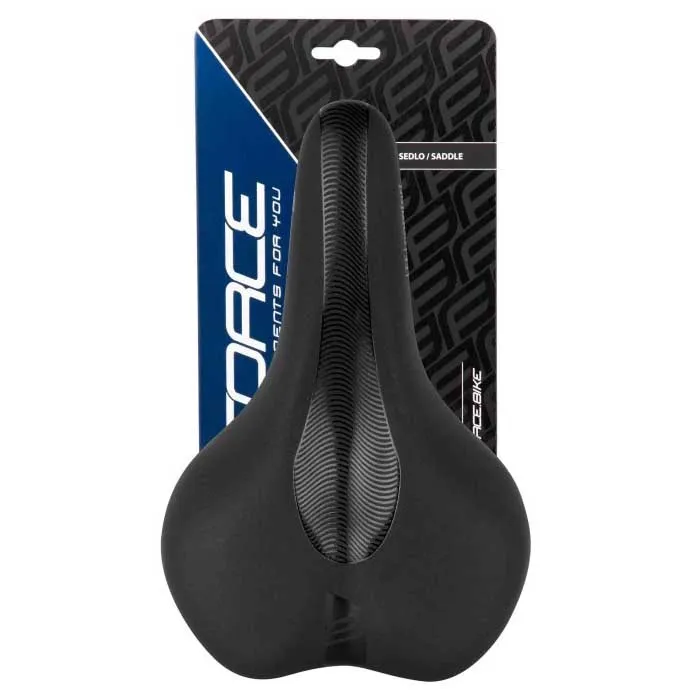 Force Tourist Comfort Lee Sykkelsete, Black, One Size