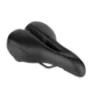 Force Tourist Elastomer Luna Sykkelsete, Black, 175mm