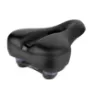 Force Tourist Elastomer Luna Sykkelsete, Black, 175mm