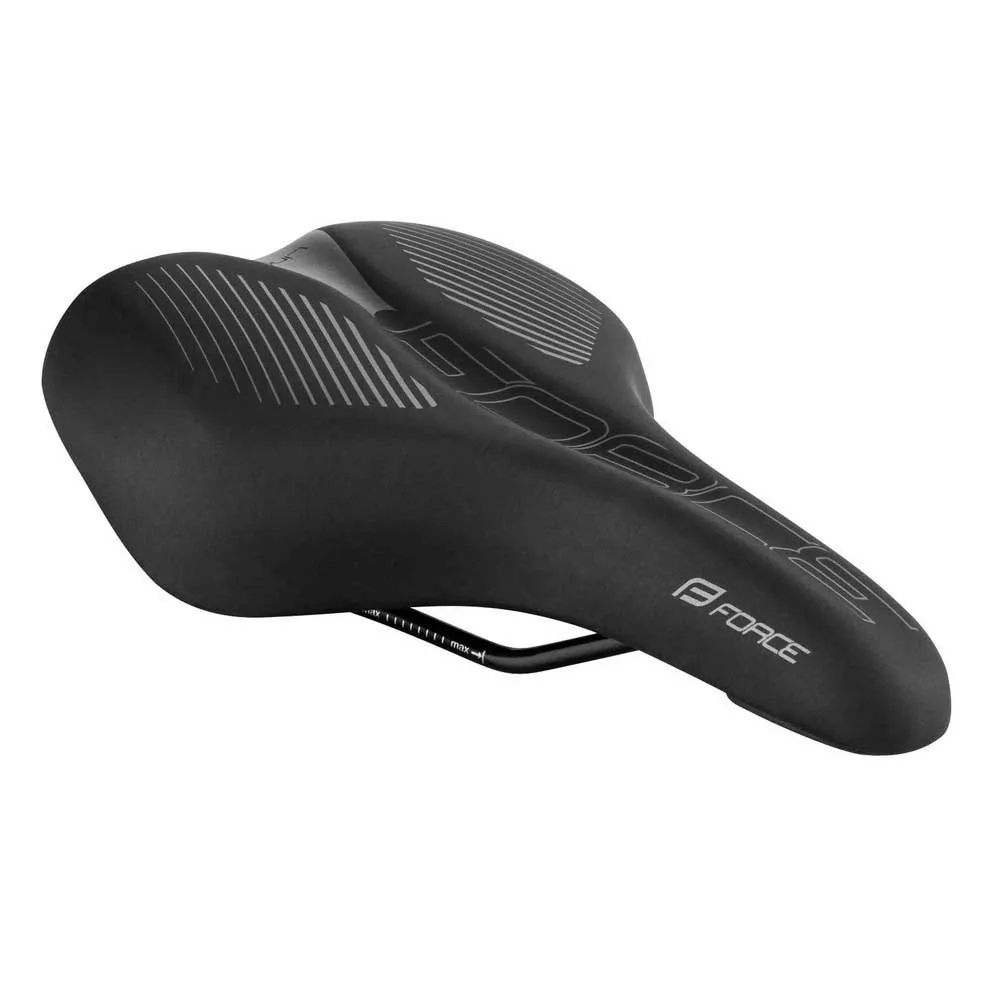 Force Tourist Linga 2 Sykkelsete, Black, 192mm