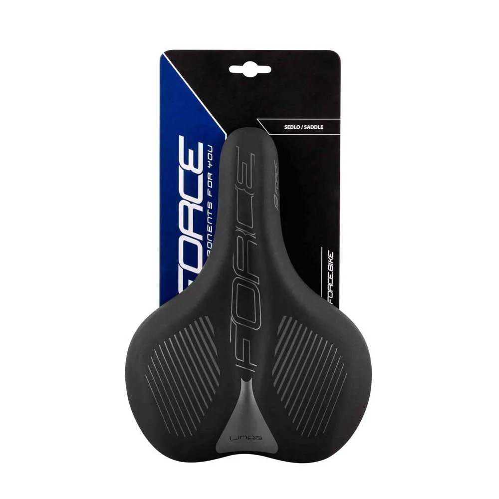 Force Tourist Linga 2 Sykkelsete, Black, 192mm