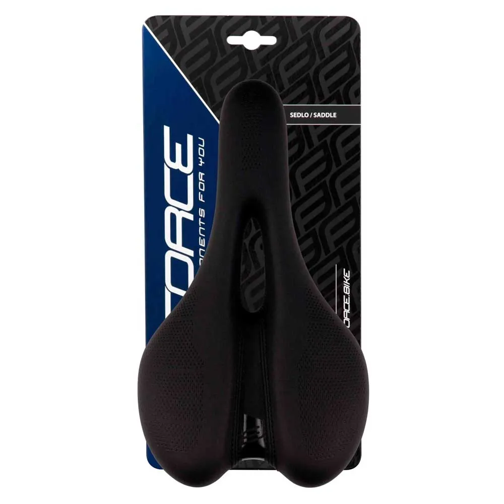 Force Tourist Zak Sykkelsete, Black, 155mm